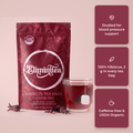 Eliminitea hibiscus tea bags: studied for blood pressure support, 100% hibiscus with 2 g per bag, caffeine-free and USDA Organic