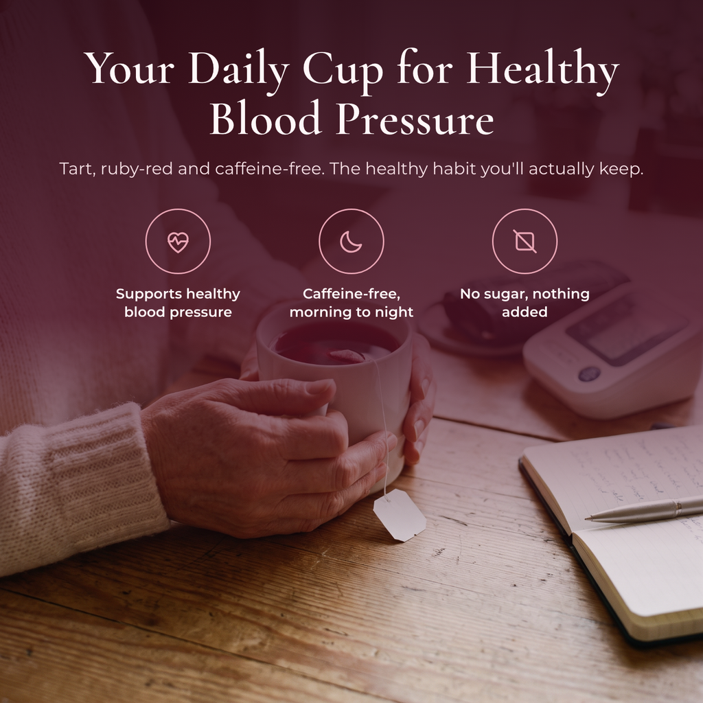 Your daily cup for healthy blood pressure: caffeine-free, no sugar, nothing added