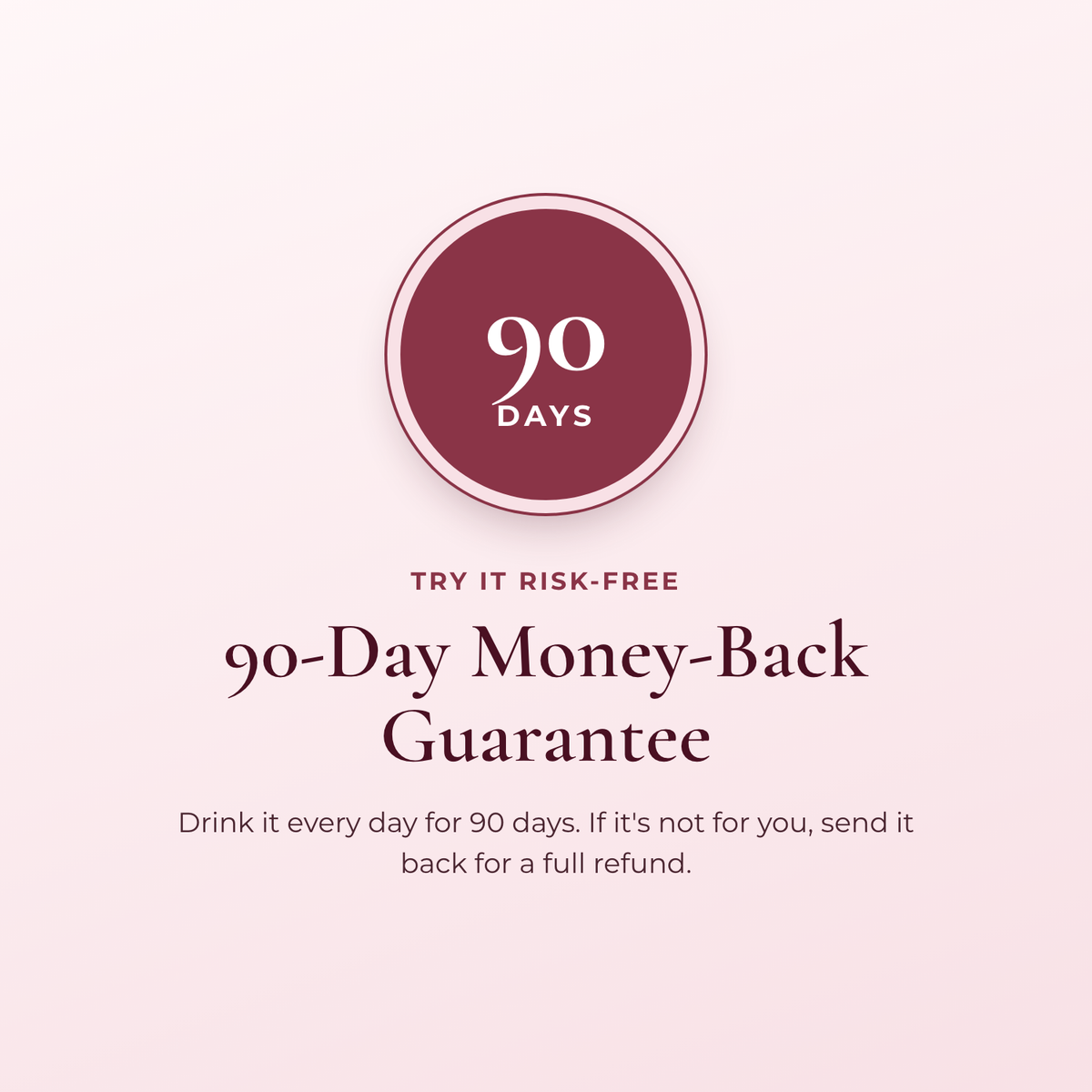 90-day money-back guarantee